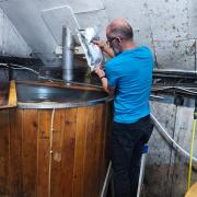 Kooperační várka s pivovarem Trilobit v anglickém pivovaru Wantsum