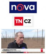 TV Nova: Předseda ZD Kokory o jarních pracích ve chmelnicích